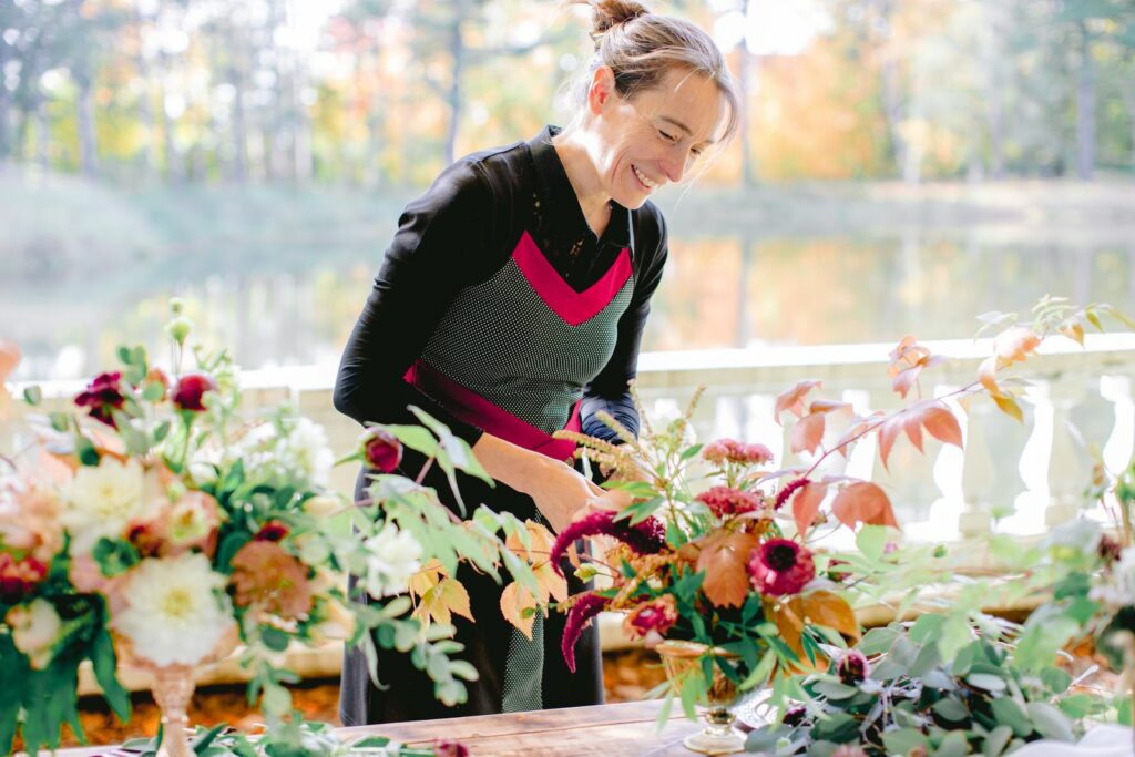 Fleuriste À la vie au vert – fleuriste création composition automne