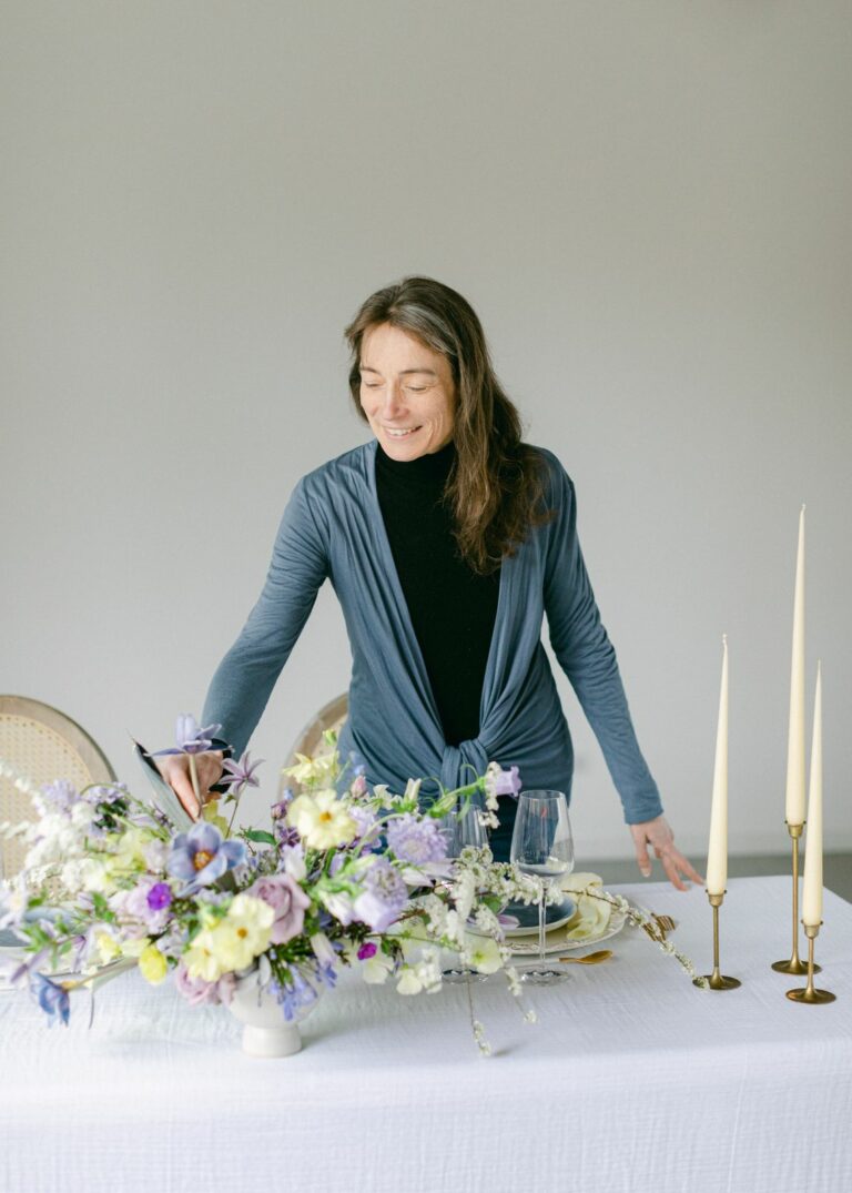 Fleuriste À la vie au vert – fleuriste décoration table lavande