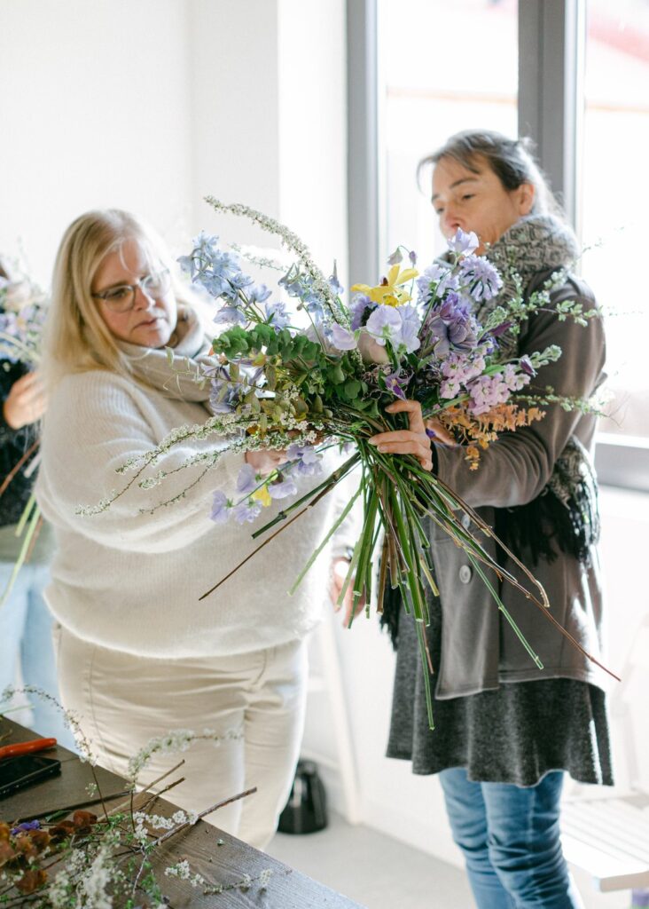 Fleuriste À la vie au vert – fleuriste remise composition lavande
